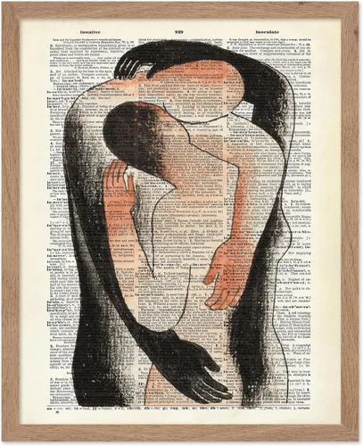 Miniatura 24 de Poster Master Póster de Arte del Diccionario - Impresión Retro de Mujer Soldadora - Arte de Sándwich de Queso a la Parrilla - Regalo para Ella