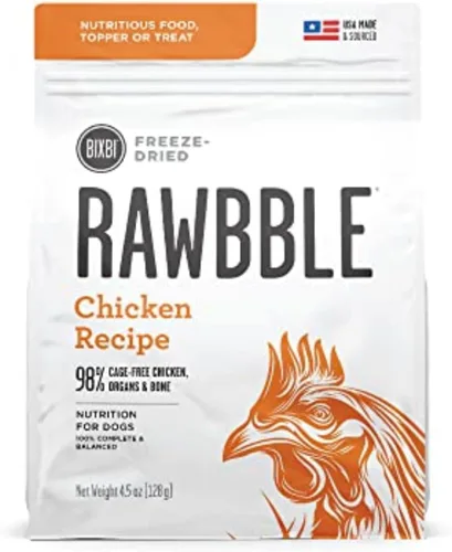 Miniatura 10 de BIXBI Rawbble - Alimento liofilizado para perros, receta de cordero, 26 onzas, 97% de carne y órganos, sin rellenos, comida cruda para perros apta