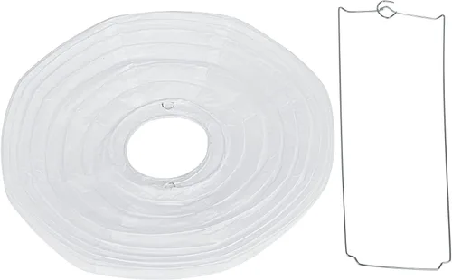 Miniatura 7 de LIHAO 20 linternas de papel coloridas con luces, linternas chinas multicolores, linternas de papel colgantes para decoración de fiestas, bodas