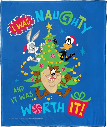 Miniatura 22 de Northwest Looney Tunes - Manta de seda táctil, 50 x 60 pulgadas, cuenco de cereales