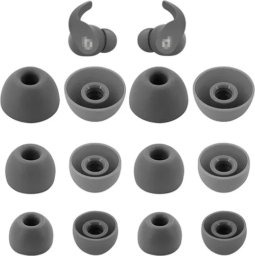 JNSA 12 piezas de repuesto para auriculares compatibles con auriculares Beats Fit Pro, puntas de auriculares de silicona S/M/L 3 tamaños, 6 pares,