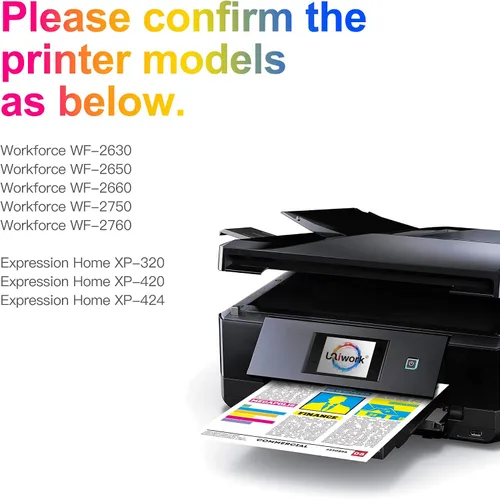 Miniatura 5 de Uniwork T220 220XL Cartucho de tinta, Cartucho de tinta remanufacturado 220XL de reemplazo para Epson 220 XL 220XL T220XL uso para impresoras