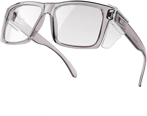 Miniatura 9 de Gafas de seguridad Z87 UV400 protección de luz azul Fotocrómico Durable Trabajo Gafas Construcción Industrial Sitios de trabajo Azul traslúcido