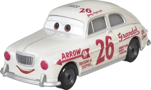 Miniatura 2 de Disney Cars Jimmy Lugwrench, juguete coleccionable para automóvil de carreras en miniatura, basado en películas de coches, para niños de 3 años
