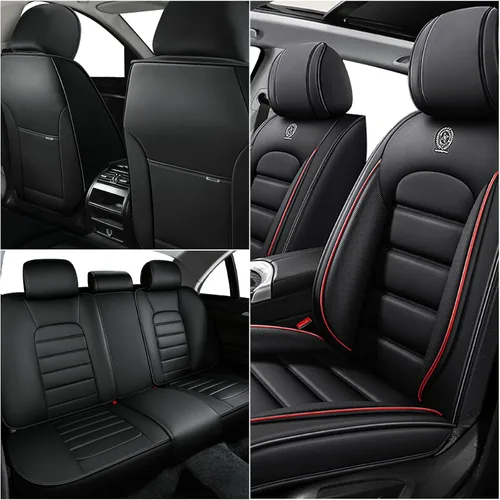 Miniatura 2 de Funda de asiento de cuero personalizada para Nissan Murano 2003-2026, protectores de asiento de cuero impermeables, fundas de asiento de máxima Par