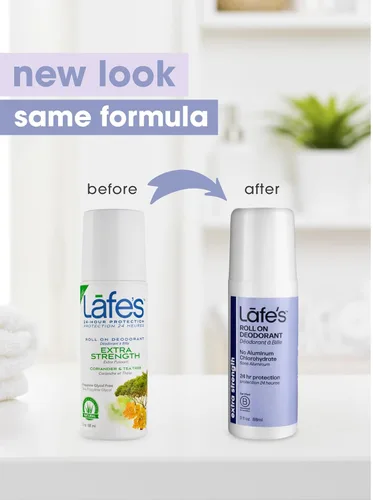 Miniatura 2 de Lafe's Desodorante natural Desodorante natural roll-on sin aluminio de 3 onzas para hombres y mujeres Sin parabenos y sin bicarbonato de sodio