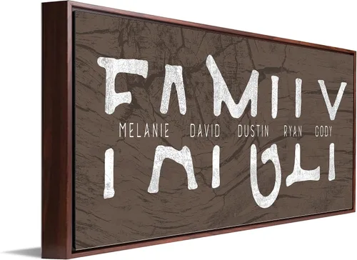 Miniatura 40 de Personal-Prints Arte Personalizado de PAPÁ e Hijos Personalizado con Todos los Nombres de los Niños Regalo Único y Personalizado para el Día
