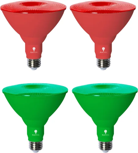 Miniatura 17 de Bluex Bulbs Bombilla LED Par38 – 18 W (equivalente a 120 vatios) – Regulable – Base E26 – Luces LED, decoración de fiestas, porche, iluminación