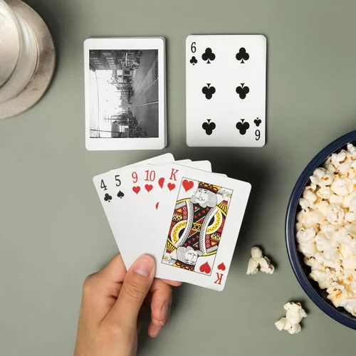 Miniatura 2 de Lantern Press Ballard Avenue in Seattle, WA Photograph, 52 Playing Cards for Adults, Poker Size Card Deck