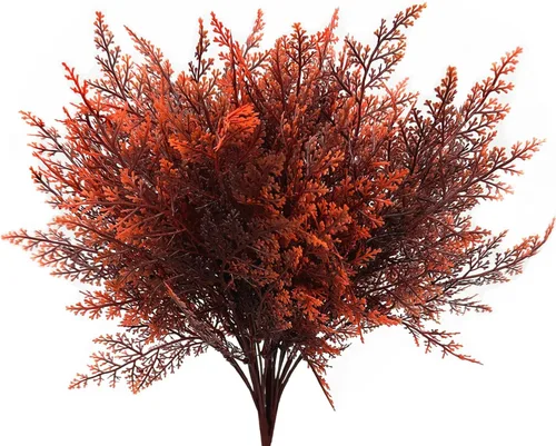 Miniatura 24 de Paquete de 10 enredaderas artificiales colgantes, hiedra falsa, sauce llorón, hojas verdes, plantas de plástico, guirnalda sintética resistente a