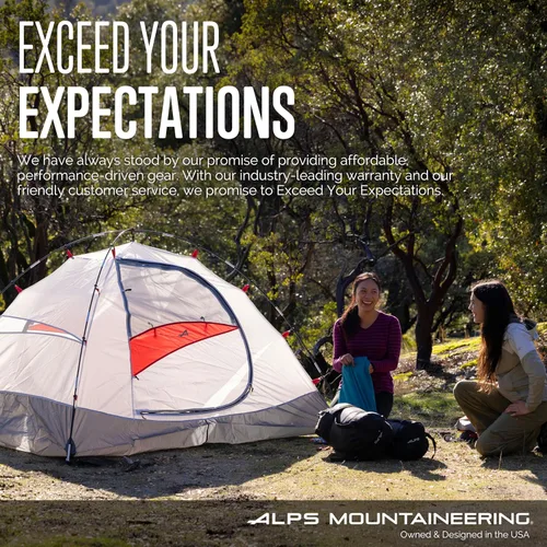 Miniatura 8 de ALPS Mountaineering Cama de aire Vertex, colchón inflable individual o queen, bomba versátil incluida