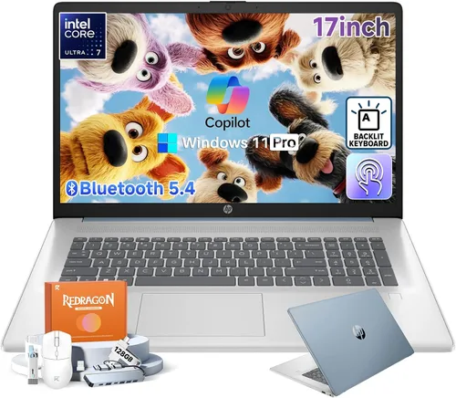 Miniatura 6 de HP Laptop con pantalla HD+ de 17.3 pulgadas, Intel Core i3-1115G4 de 11ª generación (hasta 4.1 GHz, Beat i5-1030G7), 16 GB DDR4 RAM, 1 TB PCIe SSD