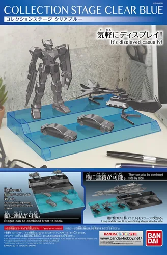 Miniatura 6 de BANDAI Modelo Kit 21051 – 57368 Colección Stage, Azul/Transparente