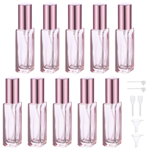 Miniatura 21 de Segbeauty Mini Botella Atomizador de Perfume Portátil, 5 piezas de botellas de spray de colonia recargables vacías, botella de perfume de vidrio