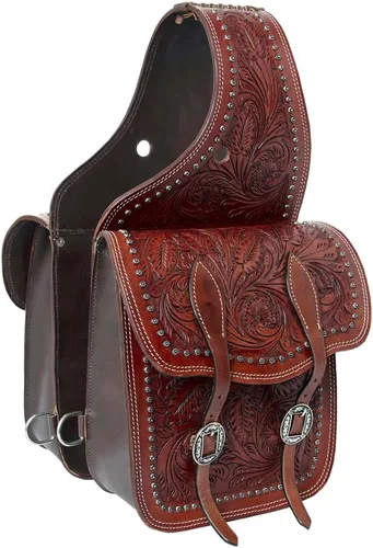 Miniatura 16 de HILASON Western Horse - Bolsa de sillín de cuero resistente y tradicional Bolsa de sillín Bolsa de sillín de caballo Bolsa de sillín