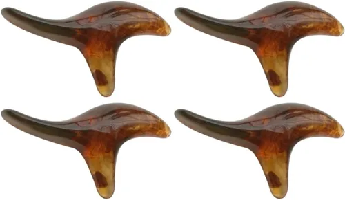 Miniatura 4 de Healeved 4 unids tailandés tradicional punto masajeador herramientas de masaje punto gatillo masajeador herramienta reflexología mano pie