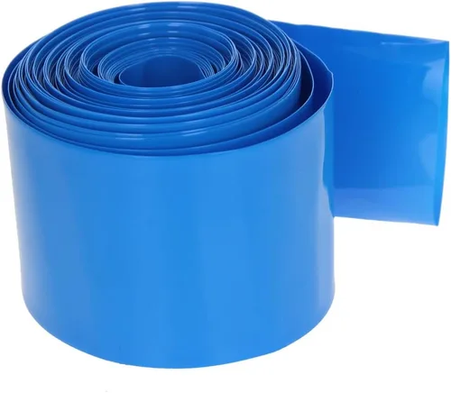 Othmro Kit de tubos termorretráctiles de batería de 32.8 pies, 2.17 pulgadas, ancho de aplanamiento, aislamiento de PVC, tubo termorretráctil, tubo