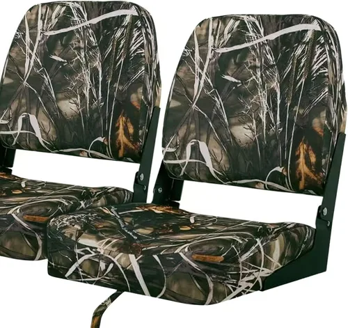 Seamander - Asiento de barco con respaldo bajo Camuflaje (101S)