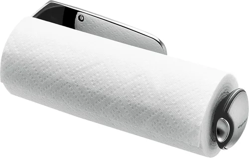Miniatura 2 de simplehuman Soporte para toallas de papel de montaje en pared, acero inoxidable