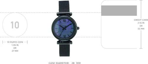 Miniatura 3 de Fossil Carlie Mini Reloj casual de cuarzo de acero inoxidable para mujer