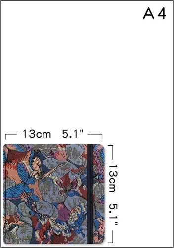 Miniatura 2 de Mifuner Square 5x5 Bleedproof Marker Paper Pad,110 GSM Alcohol Ink Bristol Paper Sketchbook,Handmade Journal 88 Sheets (176 Pages) Markers Ink
