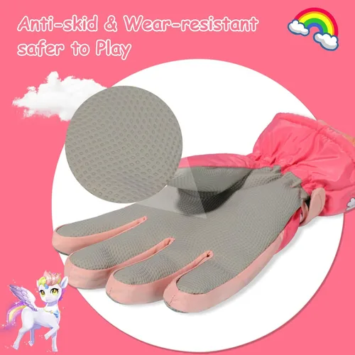 Miniatura 33 de Guantes de nieve para hombre y mujer, impermeables, para invierno, cálidos, para esquí, snowboard, guantes para mujer