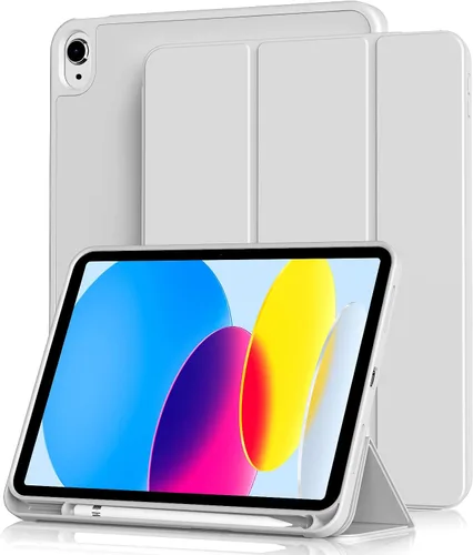 Miniatura 11 de Aoub - Estuche para iPad (A16) 11ª generación 11 pulgadas 2025, iPad 10ª generación 10.9 pulgadas 2022 con soporte para lápiz, con carcasa trasera