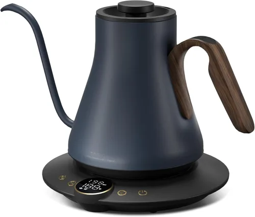 Miniatura 14 de INTASTING - Hervidor eléctrico de cuello de cisne, control de temperatura ±1℉, interior de acero inoxidable, calentamiento rápido, para café por