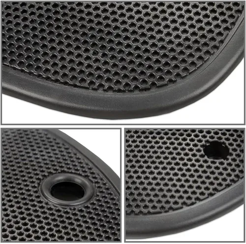 Miniatura 8 de PIT66 Dash - Panel de cubierta de ventilación de descongelación + juego de rejilla de altavoz izquierdo y derecho, compatible con Chevrolet S10 GMC
