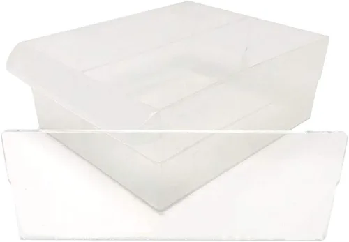 Miniatura 3 de Paquete de 12 separadores para cajones grandes de plástico, para almacenamiento de herramientas, compatible con Akro-Mils 40717 (20702 cajón grande)