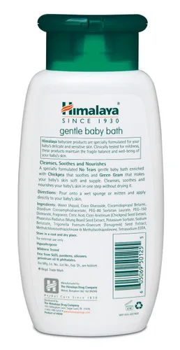Miniatura 3 de Himalaya Gentle Baby Bath, limpiador suave y no irritante para nutrir la piel de tu bebé, 6.76 onzas líquidas (paquete de 3)