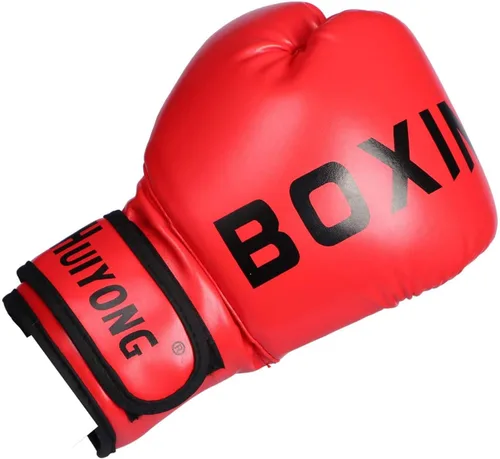 Miniatura 3 de Guantes de boxeo para niños HUINING, guantes de entrenamiento para niños, guantes de boxeo MMA, guantes de boxeo de poliuretano, con dibujos
