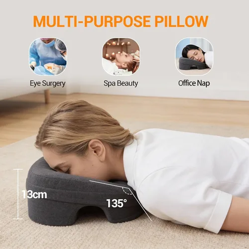 Miniatura 4 de Almohada de masaje facial para cama, almohada de masaje en mesa de masaje, almohadas perforantes, almohada para dormir, cuna facial después