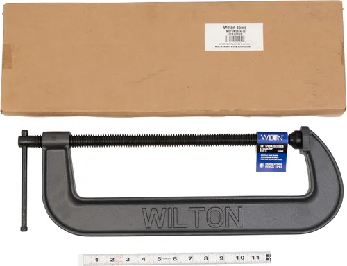 Miniatura 2 de Wilton Abrazadera C para carro, capacidad de apertura de 14", garganta de 3-34", serie 540A (Modelo 540A-14)