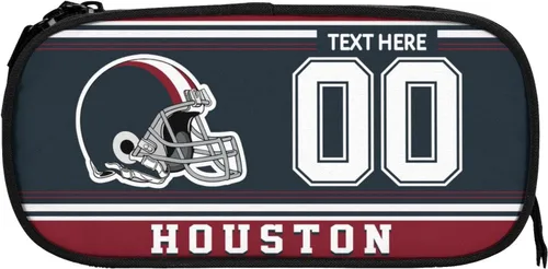 Miniatura 31 de Estuche para lápices Dallas, caja de lápices con nombre y número personalizados, estuche personalizado de estilo de fútbol, estuche de bolígrafo