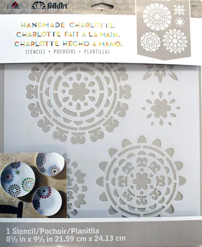 Miniatura 5 de FolkArt - Stencil para pintura de corte láser - Paisley Delight 30948.