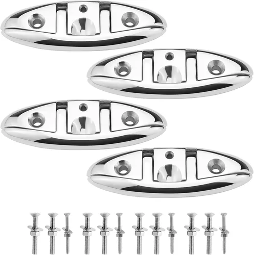 Tacos plegables de acero inoxidable 316 para muelle de barco (5 pulgadas/6 pulgadas/8 pulgadas)