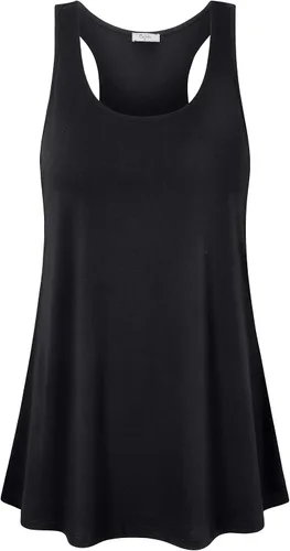 Miniatura 33 de Cestyle - Camiseta sin mangas para mujer, cuello redondo, corte holgado, para entrenamiento