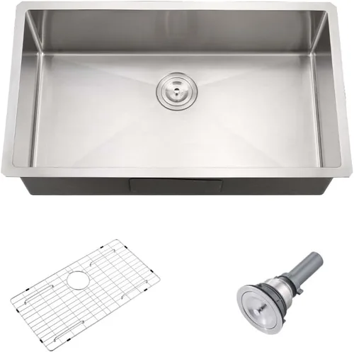 Miniatura 17 de Fregadero de barra negra de 12 pulgadas para montaje bajo montaje, fregadero de cocina pequeño de 12 x 16 pulgadas, fregadero de barra húmeda