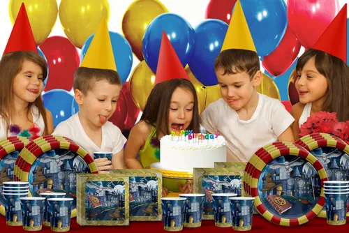 Miniatura 24 de Secret Agent Top Secret Spy - Juego de suministros para fiesta de cumpleaños, platos, servilletas, tazas, vajilla para 16 personas