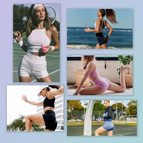 Miniatura 4 de 3 Pack Yoga Shorts - 3" Spandex High Waisted Volleyball Booty Shorts for Women Soft Tummy Control Dance Biker