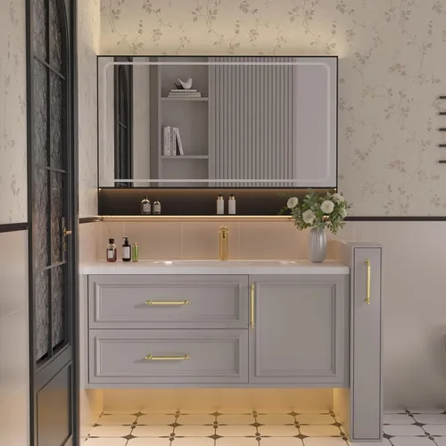 Miniatura 8 de Goldenwarm Paquete de 5 tiradores de gabinete dorados de 3 pulgadas, manijas de cajón de cocina, accesorios de tocador de aleación de zinc