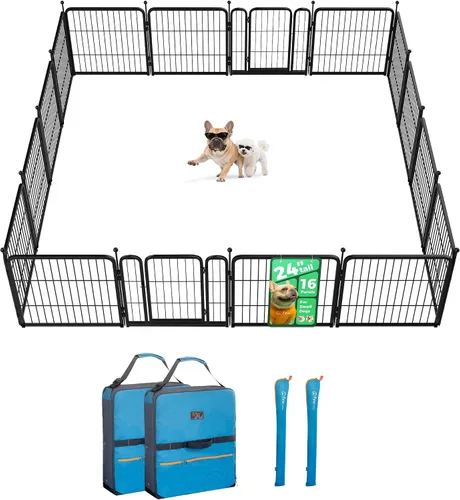 Miniatura 87 de FXW Rollick - Corralito para perros para patio, campamento con casa rodante, patentado, 24 pulgadas, 2 paneles