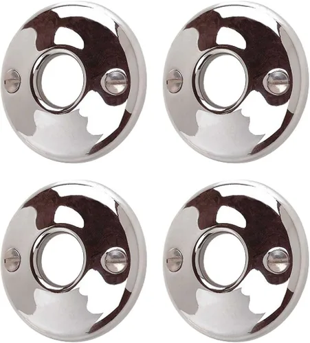 Miniatura 8 de Renovators Supply Manufacturing Pomo de Puerta Victoriano de Latón Rosetas Par Placa Posterior de 2 Pulgadas de Ancho Perilla Tradicional