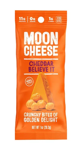Moon Cheese Cheddar Believe It, 1 Oz