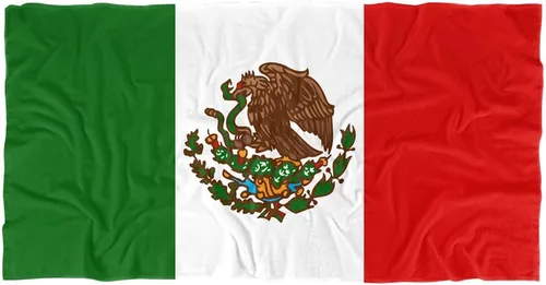 LOGOVISION Toalla de playa con bandera de México, toalla de playa de 30 x 60 pulgadas