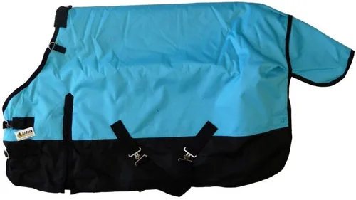 Miniatura 9 de Manta impermeable de poni 1200D, color negro, 50