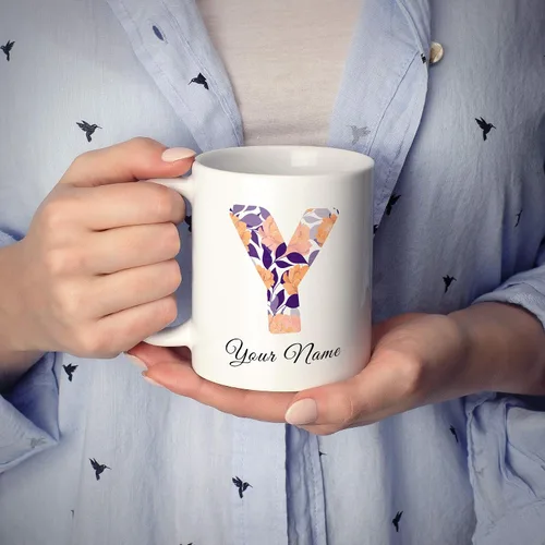 Miniatura 6 de Livado Taza de café personalizada, regalo para mujeres, con monograma con nombre e inicial, bonita taza de café para ella, mamá, esposa, novia