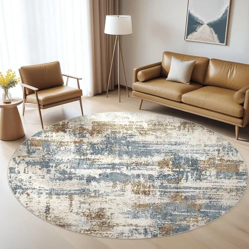 Miniatura 43 de Alfombra de pasillo lavable para cocina: 3 x 10 pies, antideslizante, abstracto, suave, moderno, resistente a las manchas, para interiores, piso