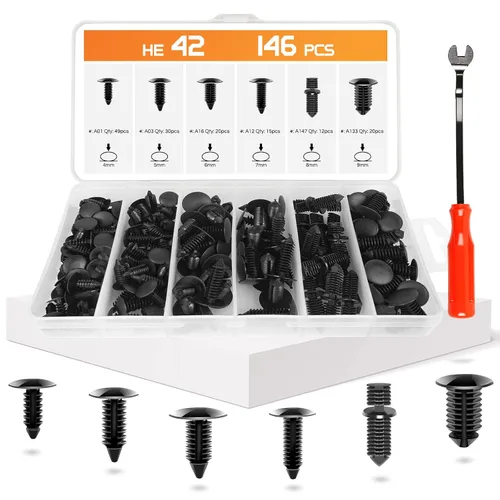 Miniatura 15 de OTUAYAUTO Kit surtido de clips de retención de línea de combustible de 70 piezas, clips de línea de transmisión y refrigerante, 3/8 y 5/16
